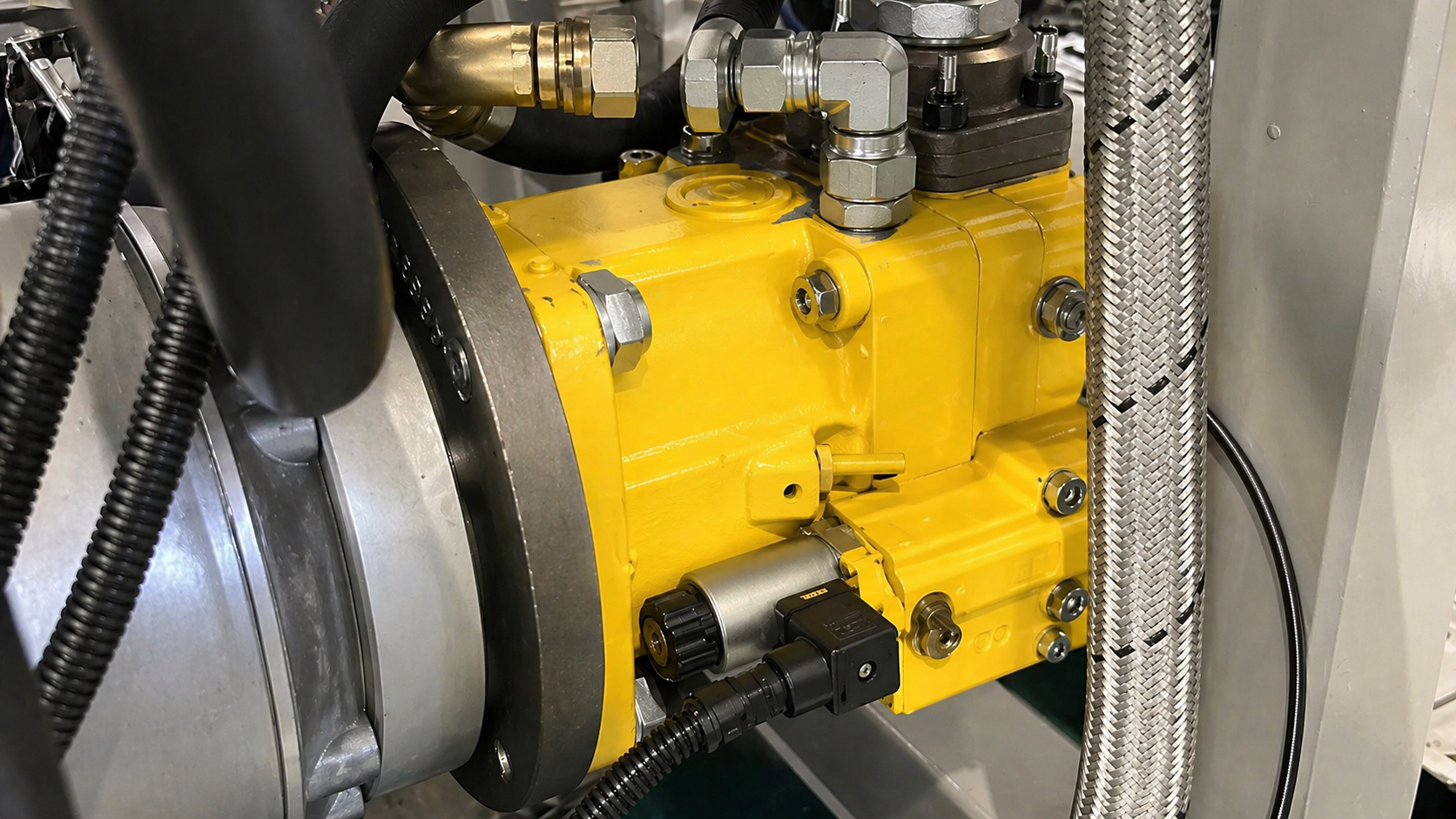 Diagnosi di una pompa oleodinamica industriale